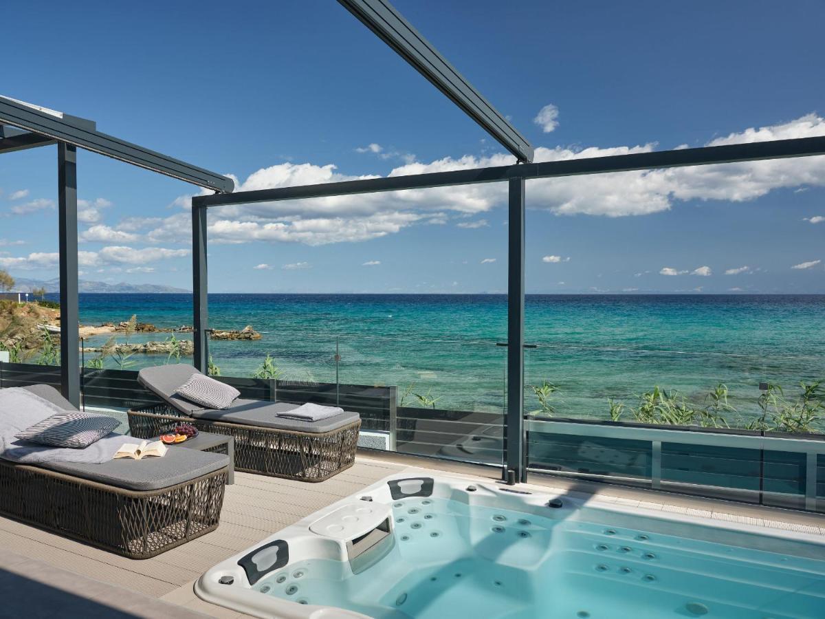Blue View Villa - Coastal Elegance With Swim Spa, By Zantewize อลิกานาส ภายนอก รูปภาพ